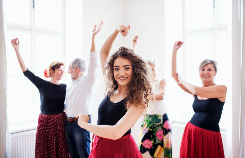 people dancing